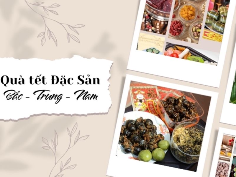 set quà Tết đặc sản 3 miền
