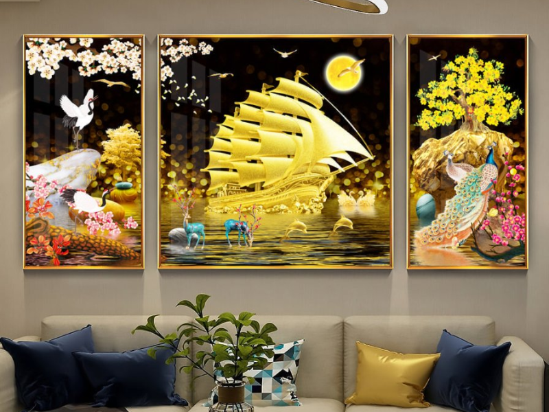 Top món quà biếu Tết cho sếp sang trọng và ý nghĩa nhất 2025 Tranh phong thủy