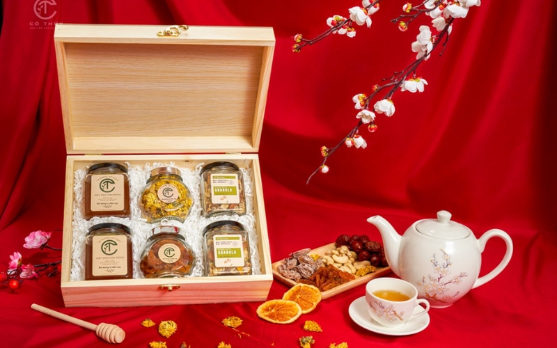 giỏ quà Tết cho nhân viên văn phòng