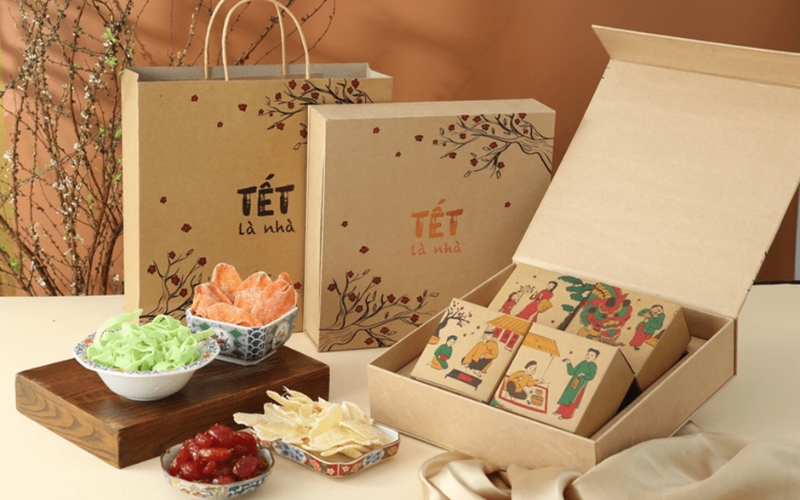 set quà Tết sang trọng